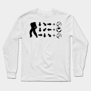 Street Fighter Moves - Ryu Long Sleeve T-Shirt